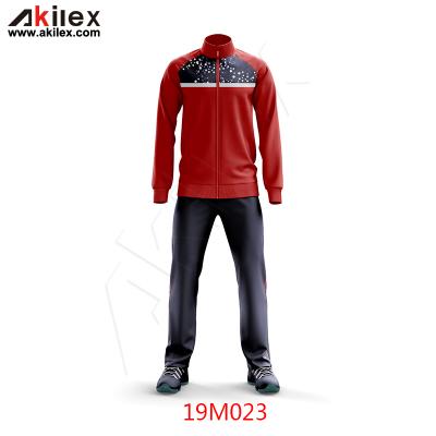 China 2020 Custom Men's Tracksuits Popular Design Hot Selling Sports Team Anti-UV Shaping 1/4 Zipper Tracksuit Top Customer Tracksuit for sale