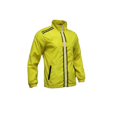 China Plus Size 2021 New Design Waterproof Sweater Nylon Football Sports Reflective Yellow Motorcycle Cycling Jacket Custom Made Mens for sale