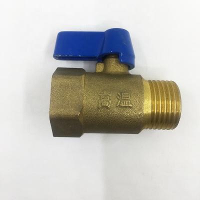 China Male And Female Thread General 1/2 Inch BSP Brass Mini Ball Valve for sale