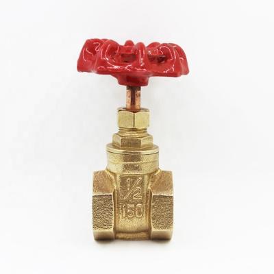 China General Yuhuan Aolong Cw617n PN20 15mm Forged Brass Copper Gate Valve for sale