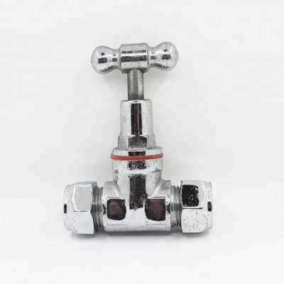 China HPb57-3 / CW617N / CW602N 15mmX15mm Chrome Plated Brass Compression Tap Valve for sale