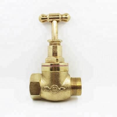 China General Zhejiang Aolong 25mm FXM T-Handle Rough Brass Stop Valve for sale