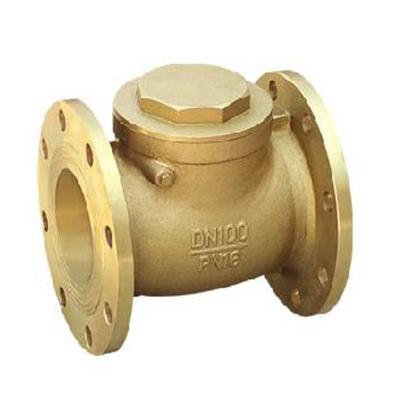 China General Otore Dn100 Pn16 Brass Flange Swing Check Valve In Yuhuan for sale