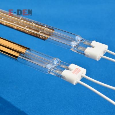 China Industry heater processes single tube infrared twin shortwave emitter halogen shortwave tube heater infrared emitters for sale