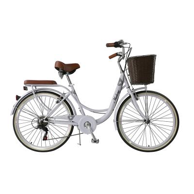 China 2021 Hot Sale Europe CE Steel Wholesale Women's Single Speed ​​City Bike For Sale for sale