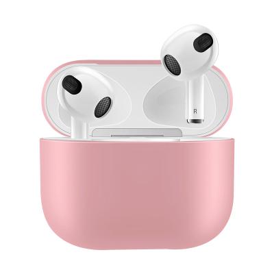 China Electroplating suitable for Apple airpods 4 silicone protective sleeve protective wireless headphone sleeve airpods 3 fourth generation for sale