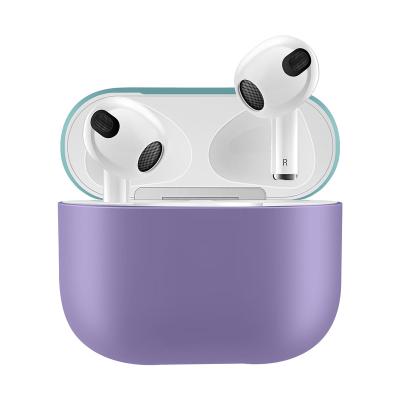 China 2021 New Plating split earphone cover device is suitable for Apple airpods 4 silicone fourth generation airpods 3 cover device for sale