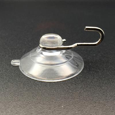 China Easy To Use Mushroom Clear Chef Strong Vacuum Strong Suction Cup With Hooks For Window Glass for sale