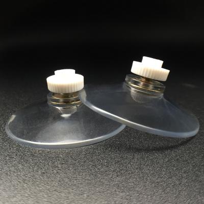 China Plastic Clear Plastic Suction Cup Screw Nut For Retail Display for sale