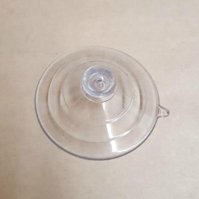 China 60mm Easy To Use Large Transparent PVC Clear Window Suction Cup With Mushroom Head for sale