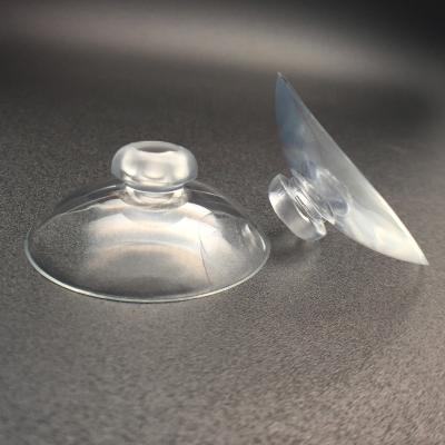 China 40mm Middle PVC Clear Window Easy To Use Suction Cup With Mushroom Head for sale