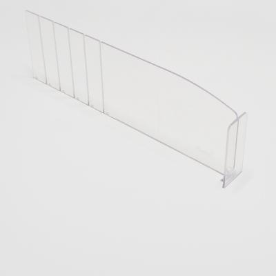 China Organize Product Factory Price Adjustable Shelf Clear Acrylic Dividers For Closet for sale