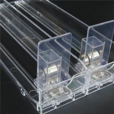 China Supermaerket Display Manufacture Custom Free Sample Size Free Sample Shelf Slider for Acrylic Cigarette Slider System Shelf Divider for sale