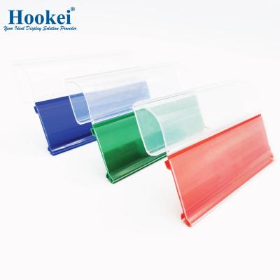 China Adhesive / plug-in / hanging data strips; Embedded Data Tapes Data Tape Label Rack Supermarket For Wire Shelf for sale