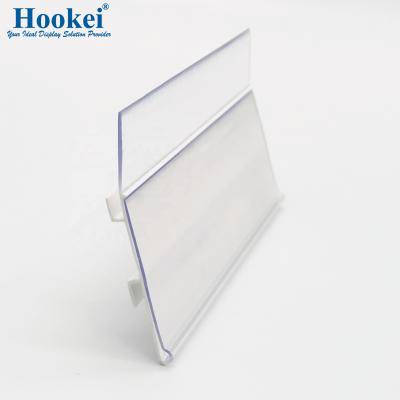 China Retail Application Manufacturer In China PVC Clear Plastic Product Shelf Center Talker For Supermarket Convenience Store for sale