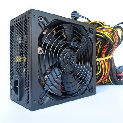 China TAIFAST 2000W Desktop Power Supply Supports 8 GPUs 14CM Big Fan Ultra-quiet Power Supply for sale