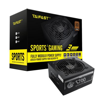 China Silk Print Taifast Switch Power Supply S700 ATX 500W Hot Selling Gaming PC Power Supply In Stock for sale