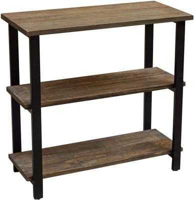 China Simple modern metal and solid wood detachable bookcase suitable for study for sale