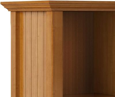 China Detachable bookcase large capacity solid wood storge cabinet for dining room for sale