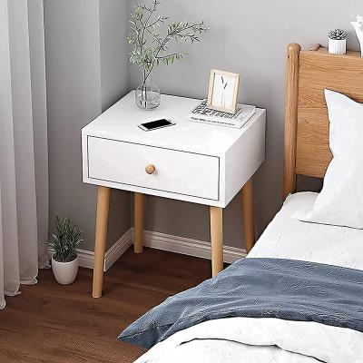 China Modern Stylish Assembled Modern Storage Furniture Bedroom Bedside Table - Solid Wood Legs Living Room Bedroom Furniture for sale