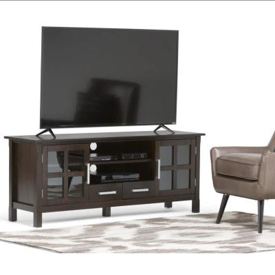 China Detachable Solid Wood With Drawer 60 Inch Modern Luxury TV Cabinet For Living Room for sale