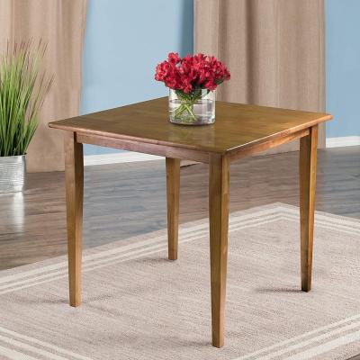 China Seductive Detachable Wood Groveland Square Dining Table with Shaker Legs for sale