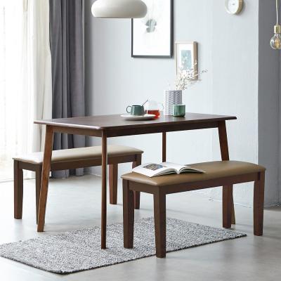 China Detachable Dining Table Set 6 Chairs Modern Solid Wood Dining Table For Dining Room for sale