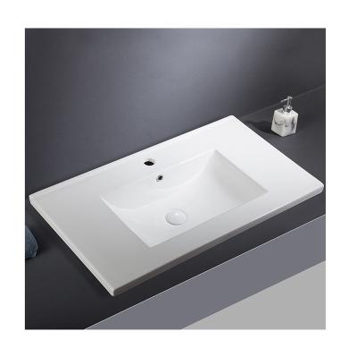 China Factory Directly Wholesale Cheap Modern Vanity Bathroom Sinks Modern Basin Ceramic Cabinet On Sale for sale