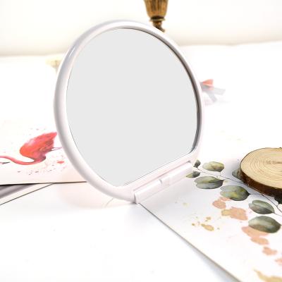 China 2022 Personalized Logo Handheld Mirror Portable Make Up Girl Travel Custom Refillable Cosmetic Handheld Makeup Pouch Gift for sale