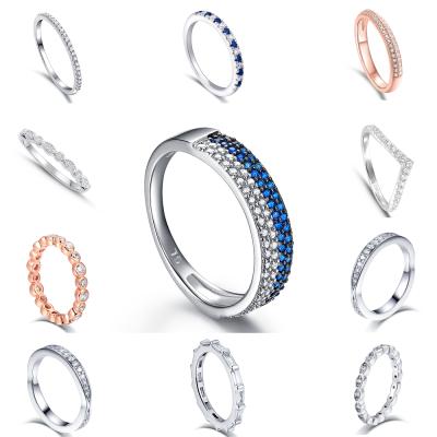 China New Trendy Tonglin Fashion Jewelry Rings Manufacturer Cubic Zirconia Women Ring S925 Silver Wedding Rings for sale