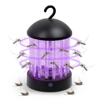 China Stocked High Efficiency Solar Powered Mosquito Killer Purple Lamp With Lighting Function for sale