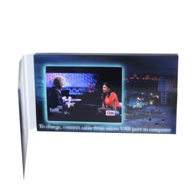 China Europe Blank Card 2.4 2.8 Inch LCD Video Greeting Card Display Digital Video Business Card for sale