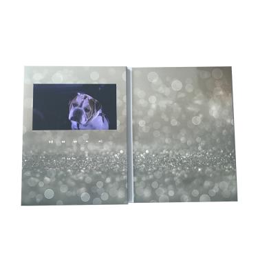 China Europe Packaging LCD Screen Video Gift Video Presentation Brochure Box for sale