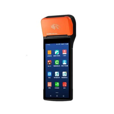 China Pro POS V2 Handheld Terminal Billing Machine For Supermarket All In One With Software Kosher Machine Android 5.99 POS Systems 5.99 inch HD for sale