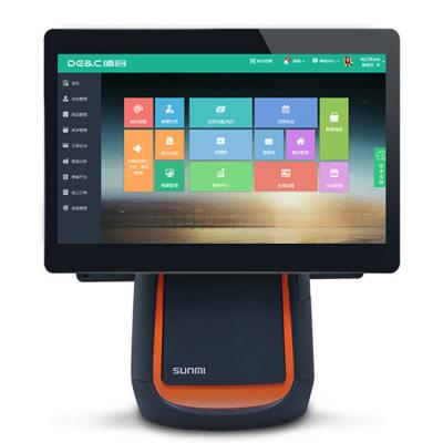 China Android POS Desktop Payment Terminal POS Terminal All in One POS SUNMI T2 Display Single Touch Screen and POS Software for Supermarket for sale