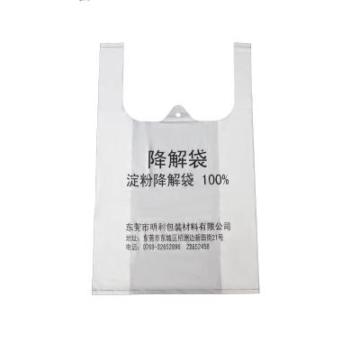 China Handled Organic Plastic Biodegradable Shopping Bag Bags for sale