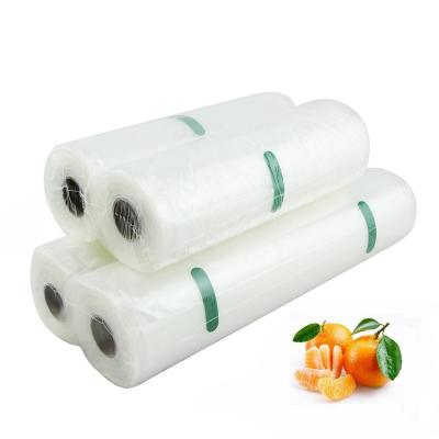 China Disposable Custom Textured Packaging Bags Embossed Plastic Vacuum Sealer Roll for sale