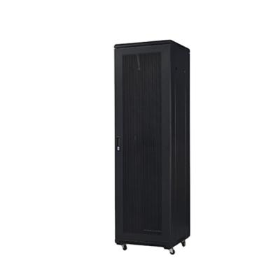 China Server Room New Product Network Cabinet Server Rack Black Mesh Door Divide Cabinet for sale