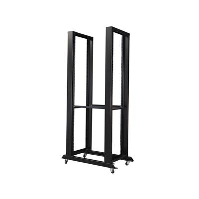 China Network Cabling 19 Inch Network Open Running Double Cabinet Double Open Rack With 42U for sale