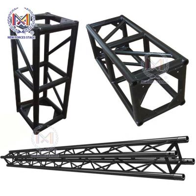 China Aluminum alloy 6061-T6 spindle aluminum tube black square truss for sale for sale