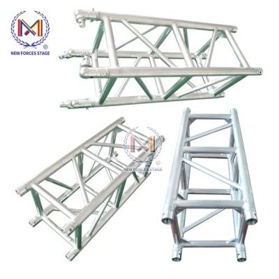 China High quality 400mm alloy 6061-T6 frame tube aluminum square structure/custom black event pin/bolt truss display truss for sale