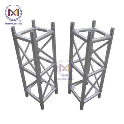 China Custom Aluminum Line Array Speaker Truss Display, Roof Lift Alloy 6061-T6 DJ System Lighting Aluminum Truss Stage for sale