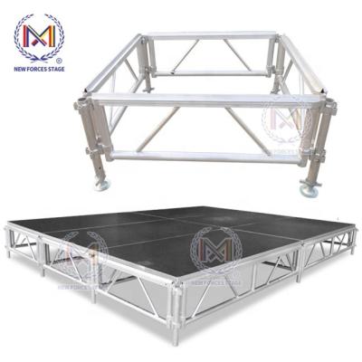 China Aluminum Alloy 6061-T6/6082-T6 China Truss Stage For Concert Outdoor Stage Frame Structure Stage Equipment for sale