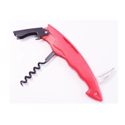 China Party Viable Bar Popular Bulk Wooden Stainless Steel Metal Beer Wine Bottle Opener Corkscrew for sale