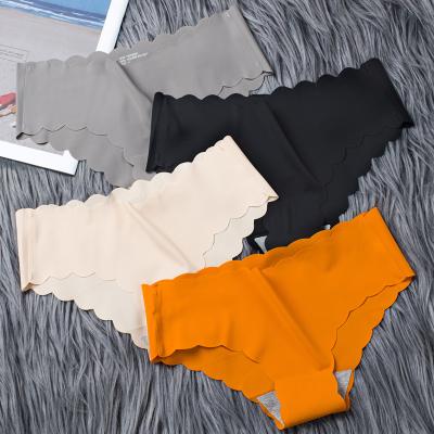 China QUICK DRY Cotton Silk Seamless Crotchless Underwear Ladies High End Japanese Ice Girls for sale