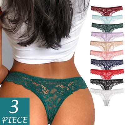 China Women Viable Sexy G - String Thong Low-Rise Soft Underwear Breathable Transparent T-Back Panties Shorts - String for sale