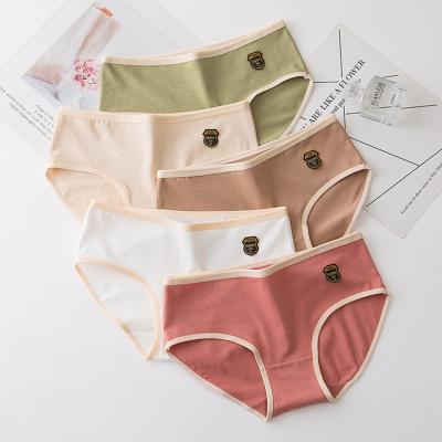 China M-XXL STYLEUP Women Cotton Panties Seluar Dalam Wanita Cotton Women Underwear Morandi Color Briefs QUICK DRY Panties for sale