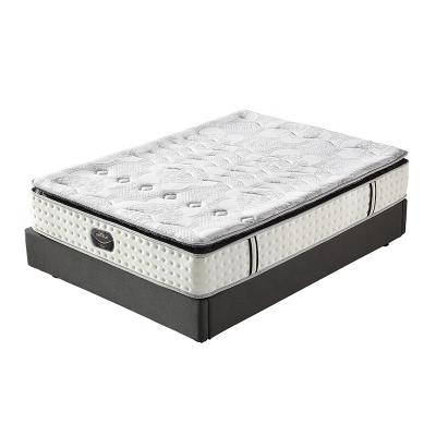 China Home Furniture Hotel Used Royal Foam Bed And Gel Mattress Set Manufacturers for sale