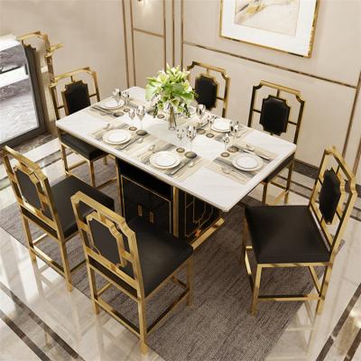 China (Others) China factory wholesale adjustable dining set dining room table furniture european dining sets directly with cheap price for sale