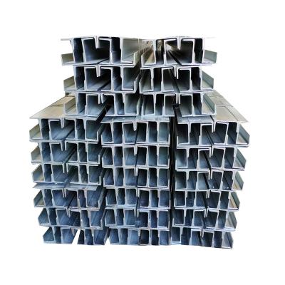 China Construction China Factory Price Hot Rolled Galvanized Steel C Channels With ISO for sale